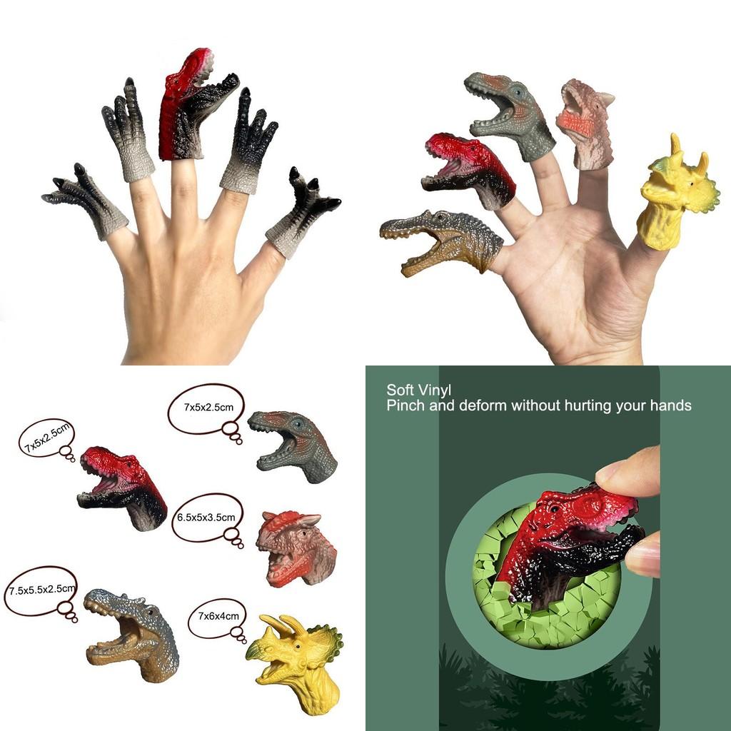 Dinosaur Finger Puppet Toy Set For Kids Fun And Educational Learning Tools For Children