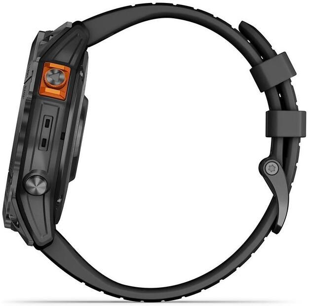 Спортивные часы Garmin Fenix 7X Pro Solar серо-черные