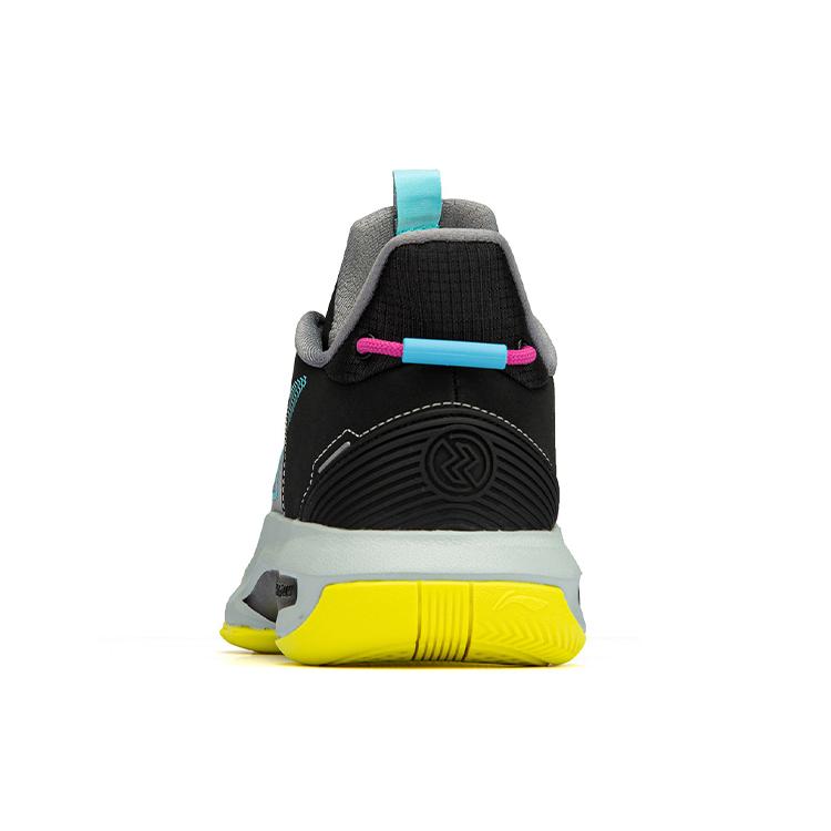 New LiNing Cushioning Anti Slip And Wear Resistant Low Top Basketball Shoes Men's Gray Black ABPR069-6