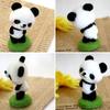 Cute Wool Felting Package Material Animal Handmade Toy Non-Finished DIY Arts Crafts Needlework Yarn Needle Felting Starter Kit