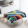 Tovaglia Geometrica Astratta Impermeabile Resistente alle Macchie Decorazione per Feste Tavolo da Pranzo Ristorante Caffè Tovaglie