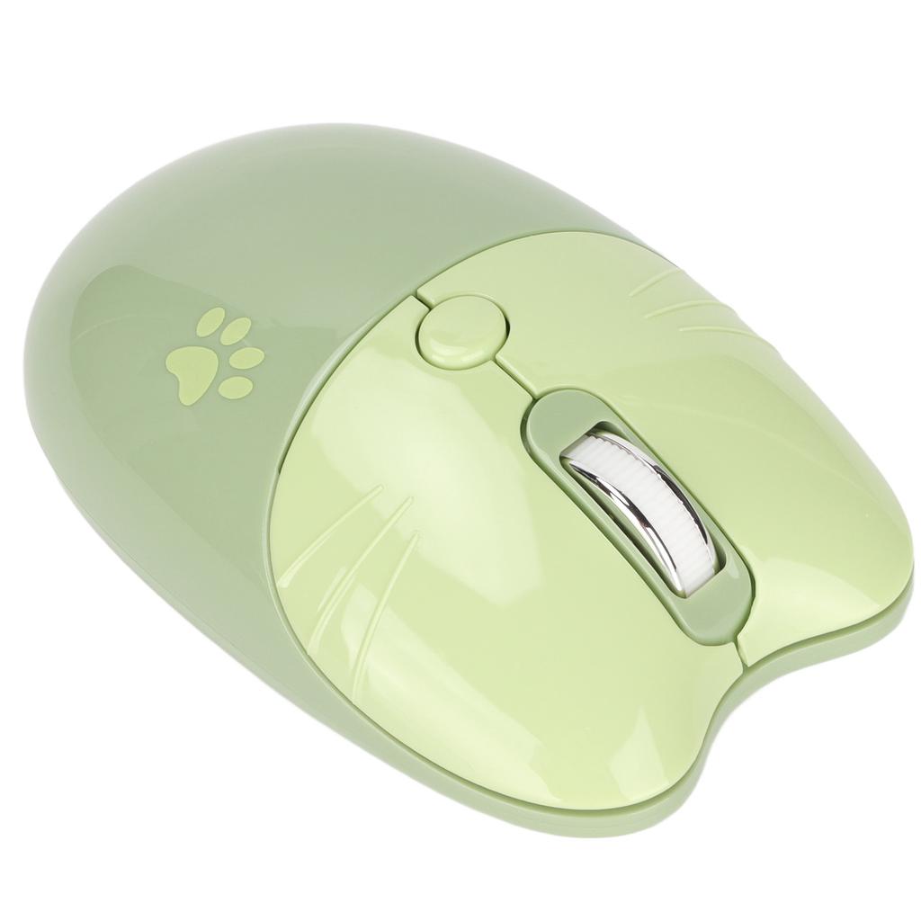 Wireless Mouse Cute Cartoon Cat Paw 2.4G Dual Mode Computer Tablet Three Level DPI Mini Silent
