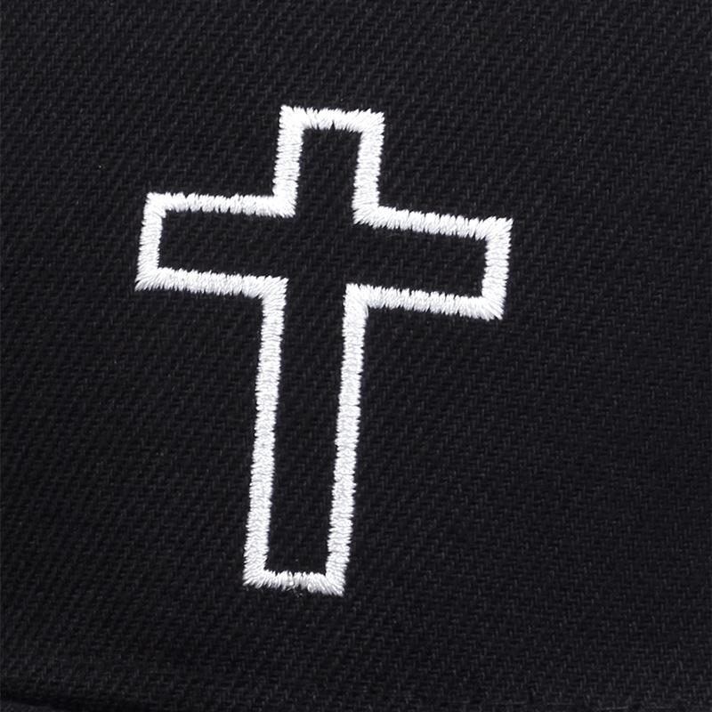 Women Fashion Embroidery Cross Baseball Cap Men Snapback Hat  Casquette Summer Couple Hip Hop Hats