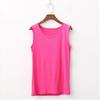 Modal Summer Plus Size Wide Shoulder Tank Top for Women 200 Lbs Sleeveless Middle-Aged