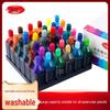 Washable Watercolor Pen Ink Refill Cartridges: 12, 18, 24, 36 Colors for Children's Airbrush Coloring