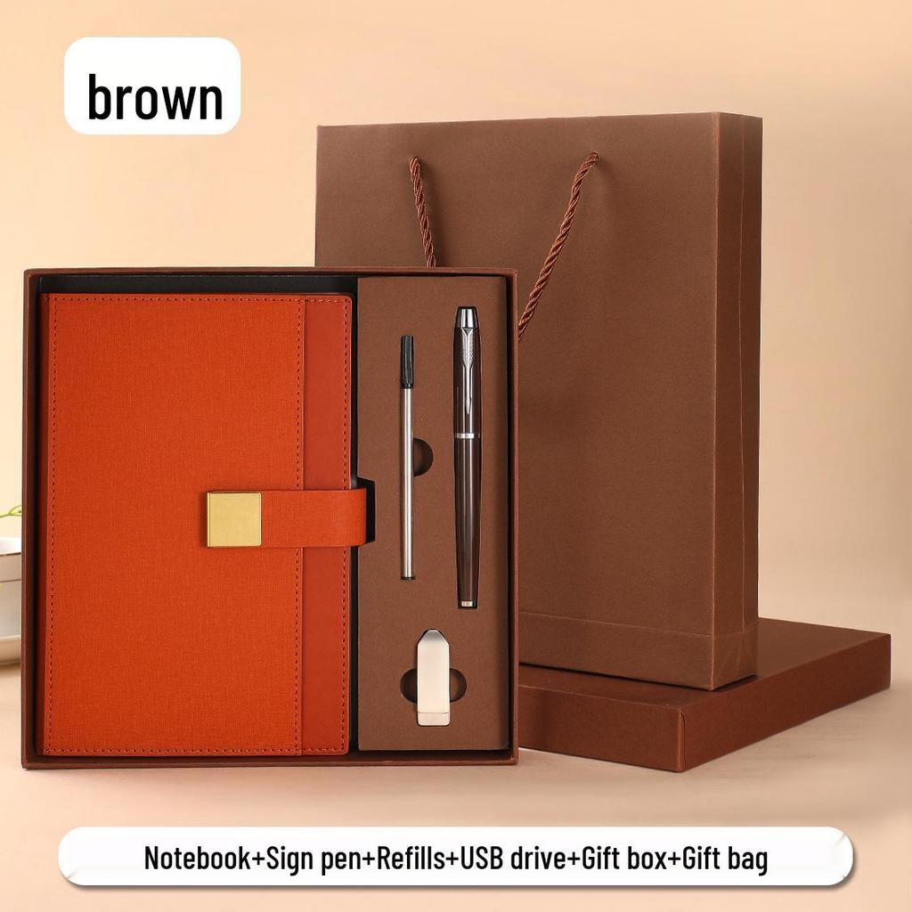 Custom Printed Business Notebook Gift Set for Office Meetings & Corporate Events