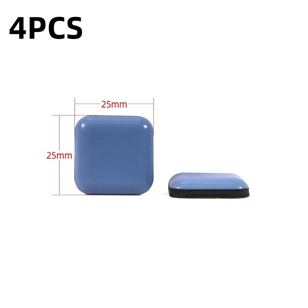 4Pcs Anti-abrasion Furniture Leg Slider Pads Self-Adhesive Floor Protector Easy Move Heavy Table Sofa Slider Mat Chair Fittings