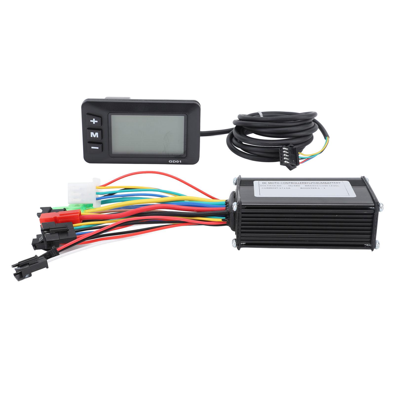 GD01 Display Panel Motor Controller Kit 250W‑350W Electric Bike Controller Display Panel for Electric Bicycle Scooter