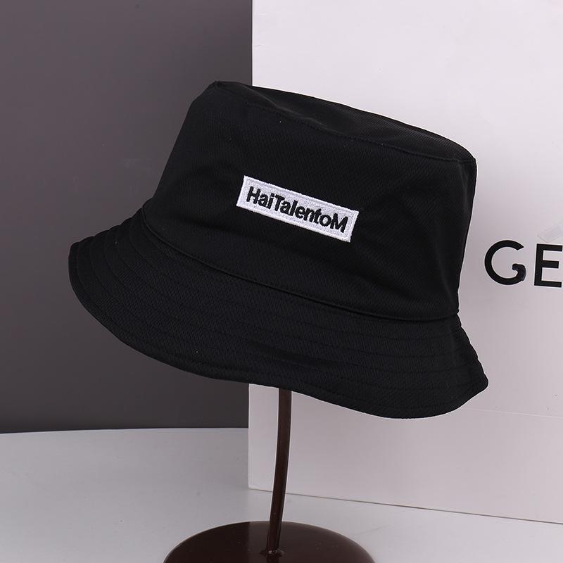 Spring New Letter Fisherman Hat Children Wide Brim Sunshade Sunscreen Hat Showing Face Small Leisure Beach Basin Hat