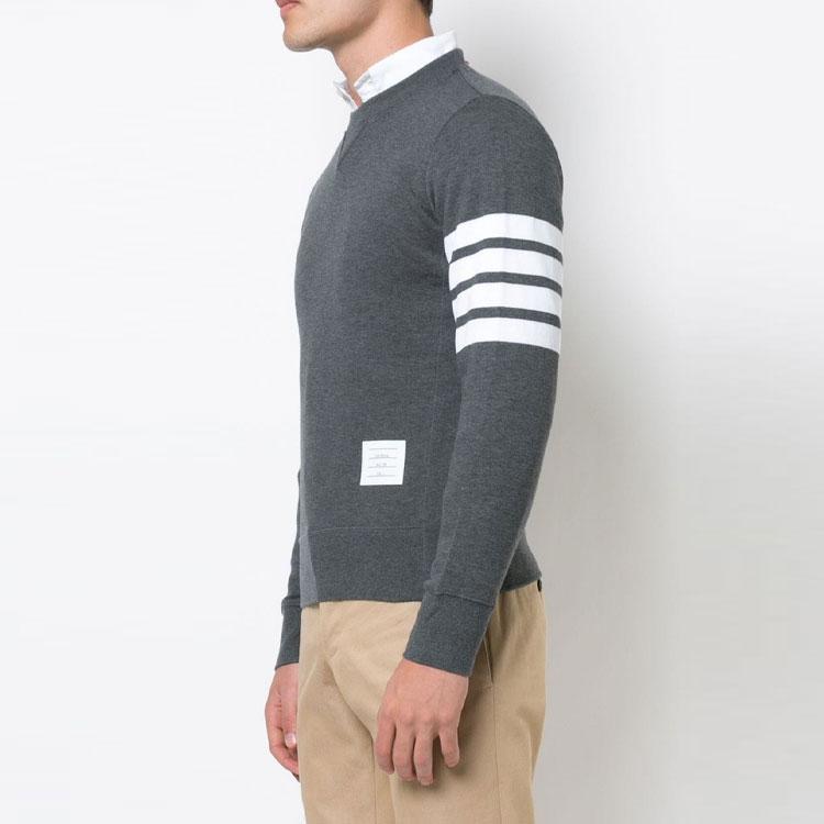 THOM BROWNE Classic Loopback 4 Bar Sweatshirt MJT021H-00535-025