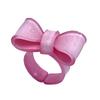 Colorful Bows Rings Resin Rings Cute Acrylic Rings Knuckles Stacking Rings Aesthetic Bowknot Finger Rings Plastic Rings