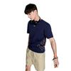 SS23 Hollow Letter Print Short Sleeve T-Shirt Unisex T-Shirts Navy-Blue LUT0051033RX00FA01742