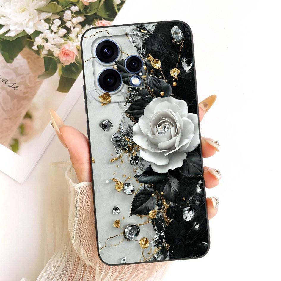 For OPPO Reno 15 5G Case Reno 15 Pro Cover CPH2813 CPH2825 New Stylish Flower Soft Silicone Phone Case For OPPO Reno15 15c Shell