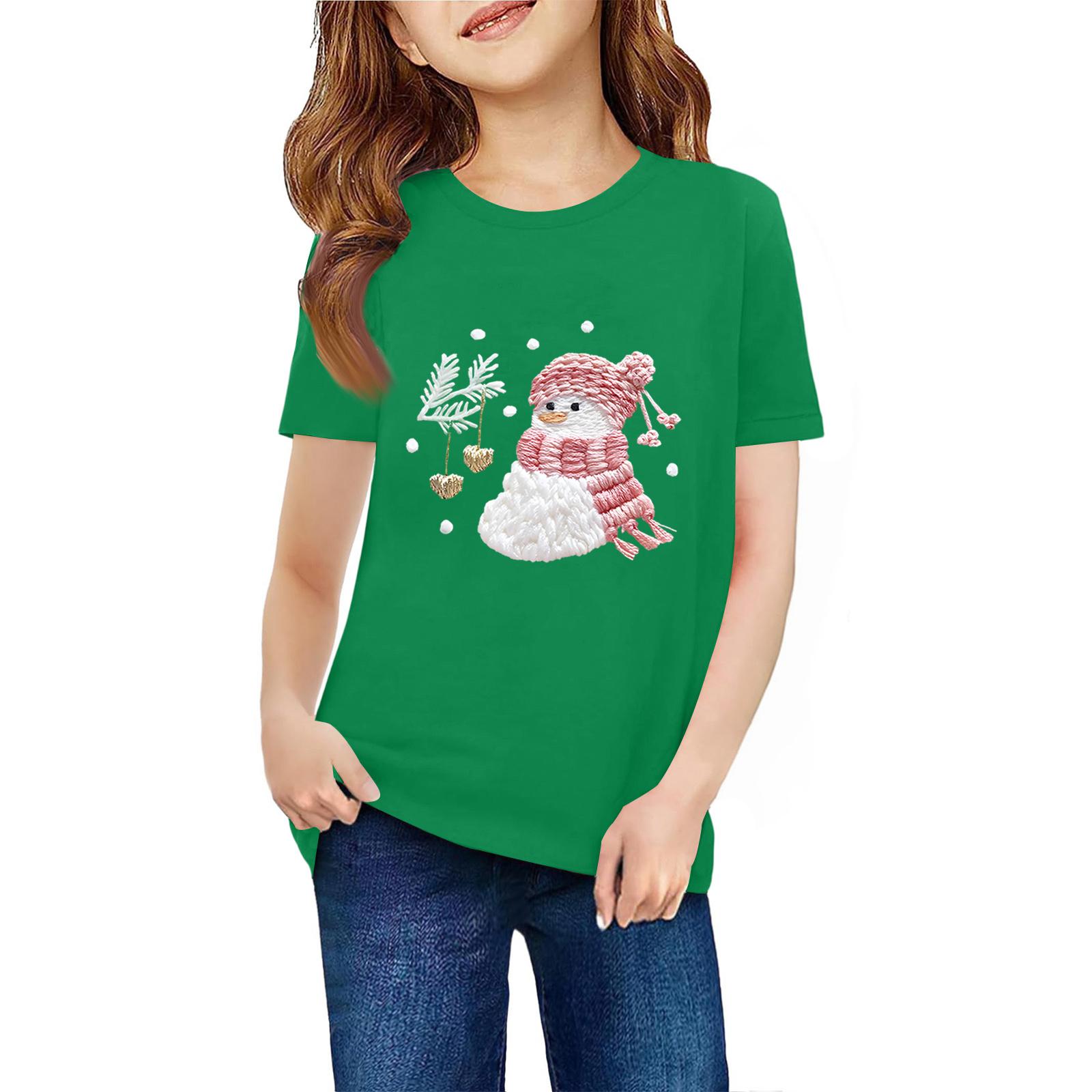 

Детская футболка с коротким рукавом и принтом животных, повседневный топ 130 зелёный