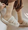 Women Thick Warm Socks Thermal Fleece Lined Winter Socks Mid Calf Boot Socks for Extreme Cold Cozy Knit House Socks