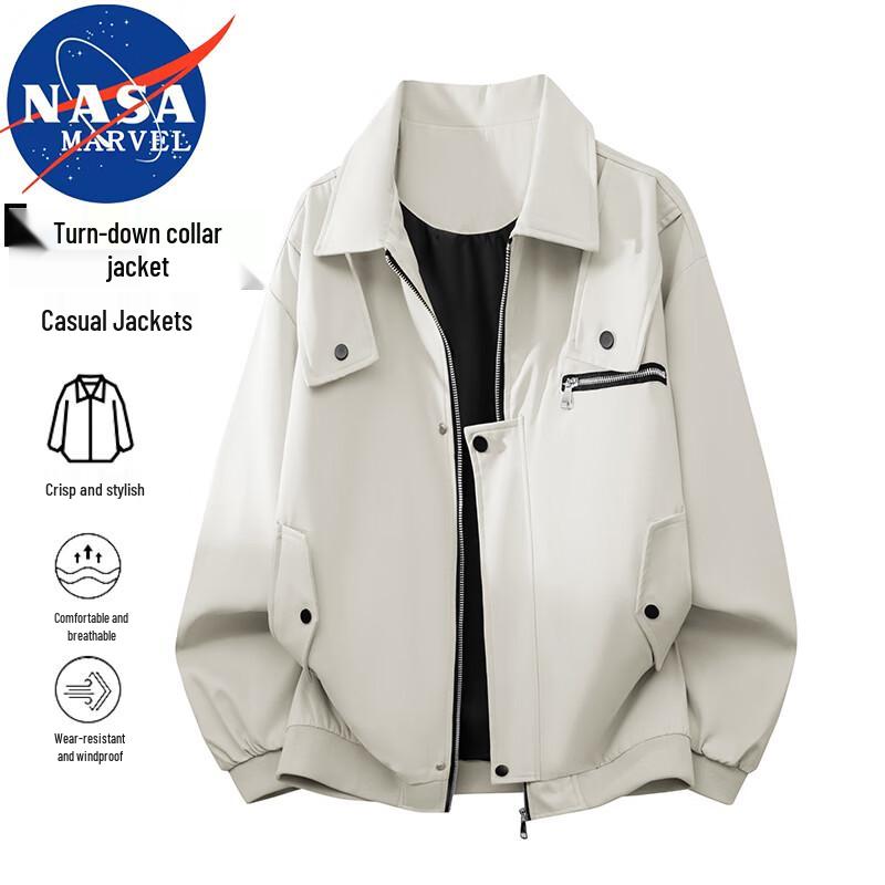 NASA MARVEL Men's Trendy Loose Fit Casual Jacket