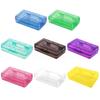 Translucent Hard Shell Plastic Pencil Box Stackable Pencil Case Large Capacity Desk Pen Organiser for School Office Supply