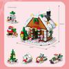 Christmas Street Scene Elk Puzzle Puzzle Children's Building Block Toys