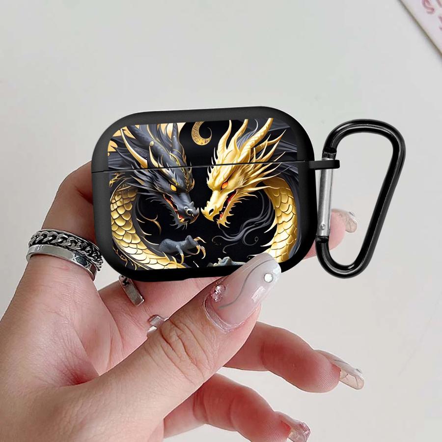 

Colorful Cool Dragon Earphone Cases Cover Case For Airpods Pro Pro3 4 3 Pro2 2 1 Airpods 2
