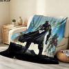 1PC Destiny Patterned Flannel Blanket Suitable For All Seasons For Home Decor Warmth And Comfort Gifts Holiday Present