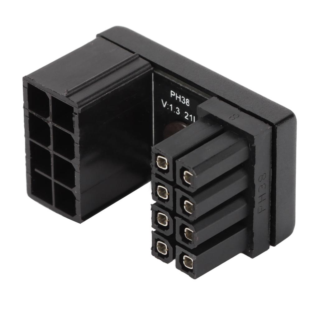 180 Degree Angled Adapter Welded Firmly 8Pin Female to 8pin Male Adapter with Insulation Shell for