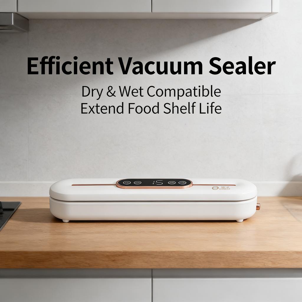 Vacuum Sealer for Food, Compact Storage, Easy to Use