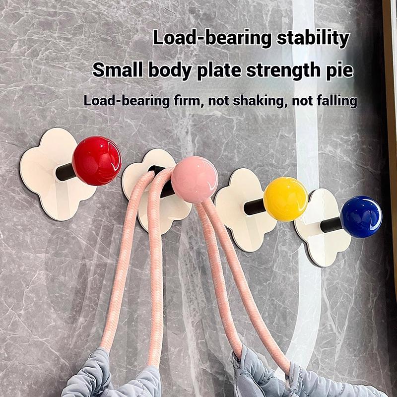 Cute Storage Hook Kawaii Hairpin Storage Rack Multi-Purpose Hat Hanger Household Multi-functional Hooks Bathroom Hook