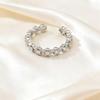 High-end Four-leaf Clover Open Ring Exquisite Workmanship Long-lasting Accessible Luxury Classy Versatile Open Ring