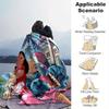 1pz Coperta con Stampa Stitch - Morbida, Coperta per Tutte le Stagioni per Ufficio, Regalo Personalizzato con Adorabile Design a Cartone Animato