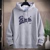 BFCCQB Men's Fashion Long Sleeve Casual Solid Color Print Autumn Winter Hoodie