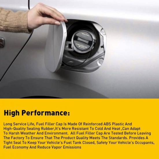 Fuel Tank Cover For Chevrolet GMC Cadillac Buick Pontiac 2004-2012 Gas Cap  V