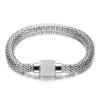 NEW Designer Jewelry Bijouterie Rhinestone Charm Bracelets for Women Stainless Steel Magnet Clasp Crystal Bracelets & Bangles
