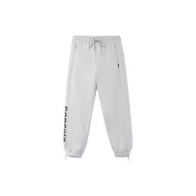 Li Ning Badfive Series Fleece Lined Warm Sports Joggers Men Bottoms Gray AKLR801-7