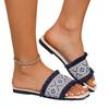 Plus-size Flat One-shoulder Shoes Women's Beach Flip-flops