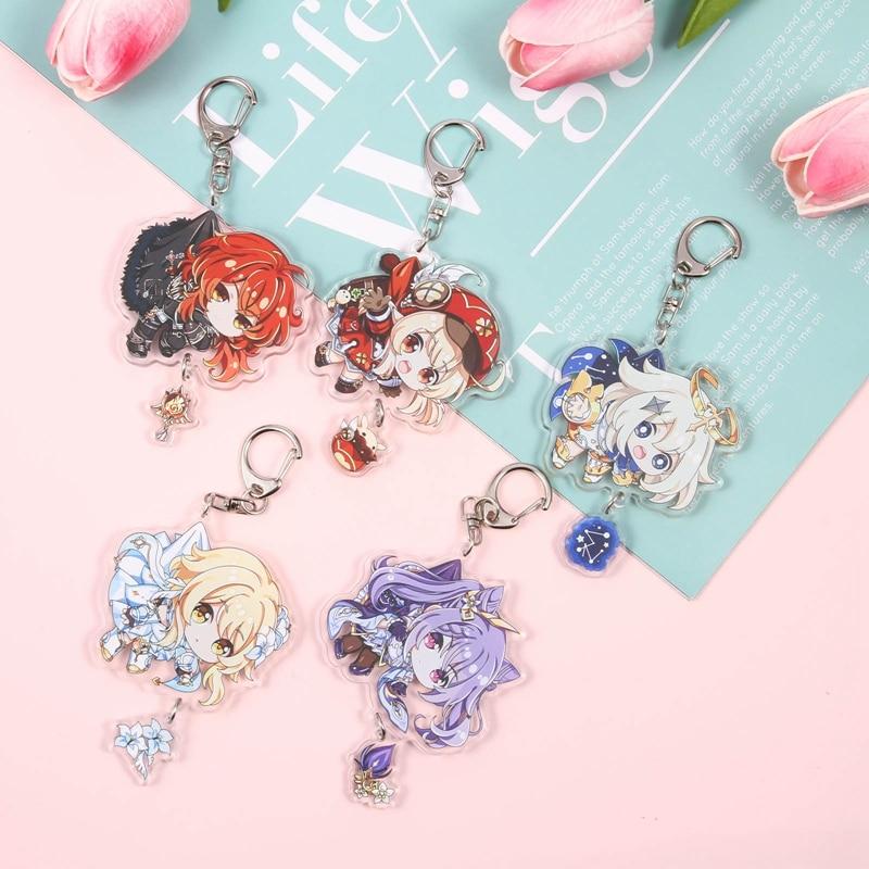 Anime Key Chain Accessories Bag Pendant Keyring Jewelry Accessories