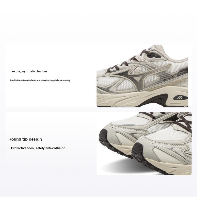 Mizuno Men's Gray Fiyi Tl V2 Comfortable Versatile Fabric Synthetic Leather Breathable Non-Slip Supportive Low-Top Running Shoes Unisex Sneaker D1gh251901 Cm