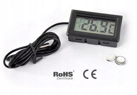 ELECTRONIC PANEL THERMOMETER -50+110 probe 5m