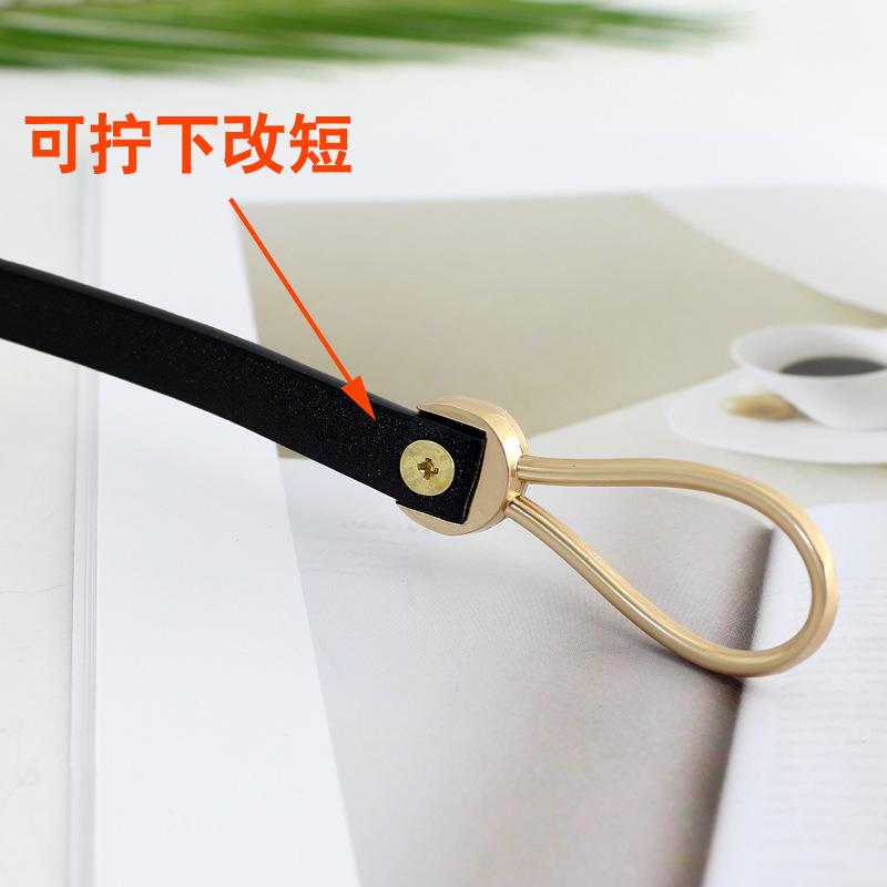 Ladies Knotted Belt With Skirt Sweater Suit Coat Waist Decorative Thin Belt