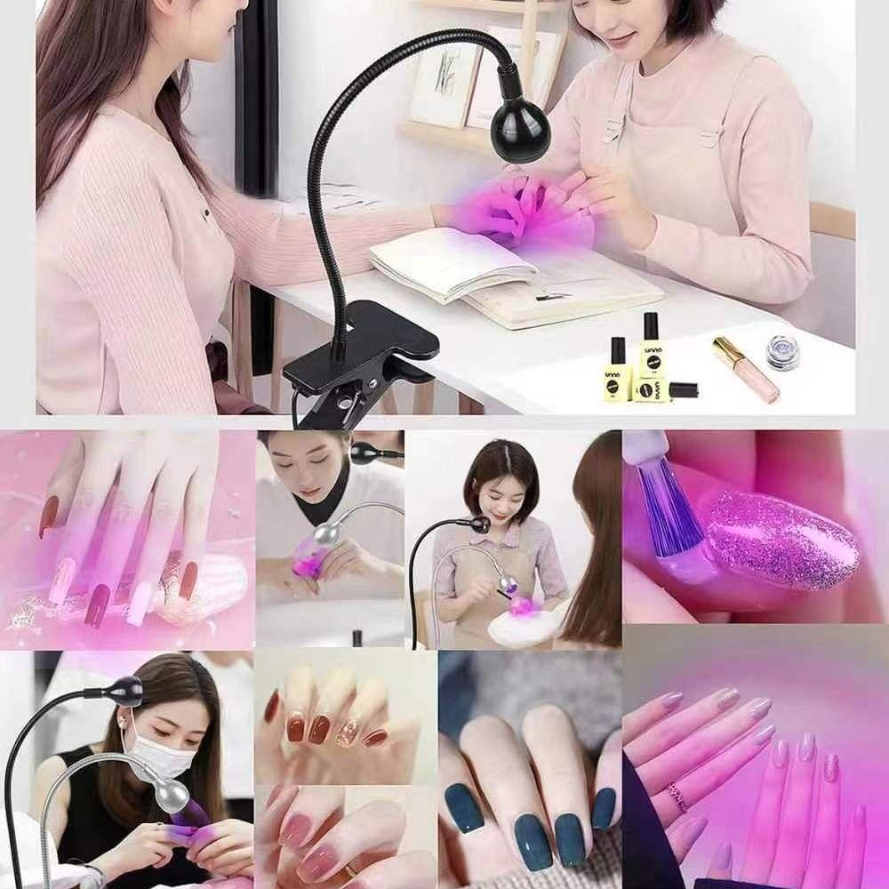 Quick Dry UV Curing Light USB LED Nail Lamp Nails Art Tools Mini UV Light Dryer  Headboards