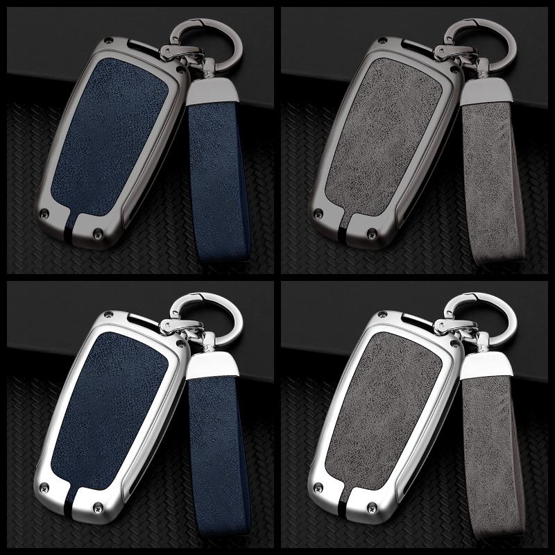 Zinc Alloy Leather Car Key Case Shell Cover for Bmw F20 F30 G20 F31 F34 F10 G30 F11 X3 F25 X4 I3 M3 M4 1 3 5 Series Accessories