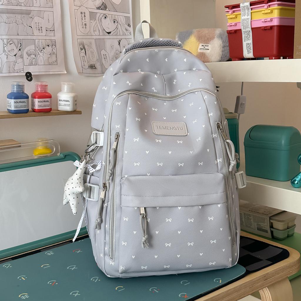 Schoolbag Mori Small Fresh Star Schoolbag Junior High School Students Cute Backpack Women High Value Personality Lightweight Large Capacity Backpack