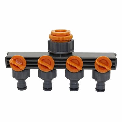 1 "Bis 3/4" Bis 1/2 "Innengewinde 4 Weg Schlauch Splitter Für Automatische Bewässerung Wasser rohr Linker Timer Garten Wasser Bewässerung Werkzeug