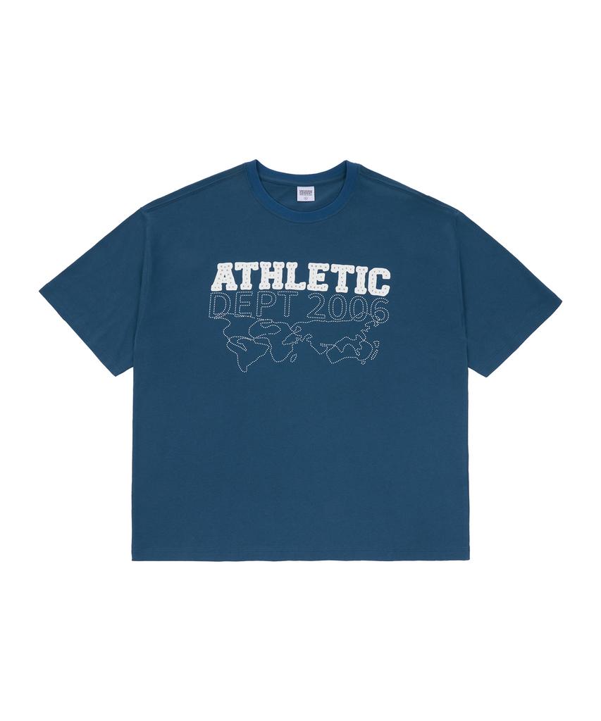 Yunibeoseugameonteu Dot Signed T-Shirt_Blue