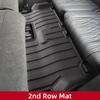 LUCKEASY Right Drive for GWM Tank 500 2024-2025 Hybrid HEV Hi4-T 7 Seater TPE Car Floor Mats Trunk Liner Cargo Accessories Black