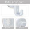 4pcs/8pcs Suction Cup Hooks Bathroom Towel and Loofah Hanger Strong Vacuum Hanging Hook Practical Robe Storage Rack