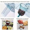 10-hole Portable Fishing Net - Durable Nylon Shrimp, Crab and Fish Catching Tool, Suitable for Outdoor Fishing Adventures.