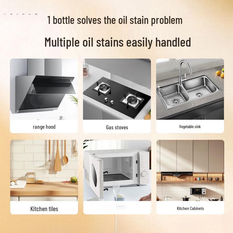 Catty Degreaser: Heavy Oil Stain Remover for Range Hoods and Kitchens