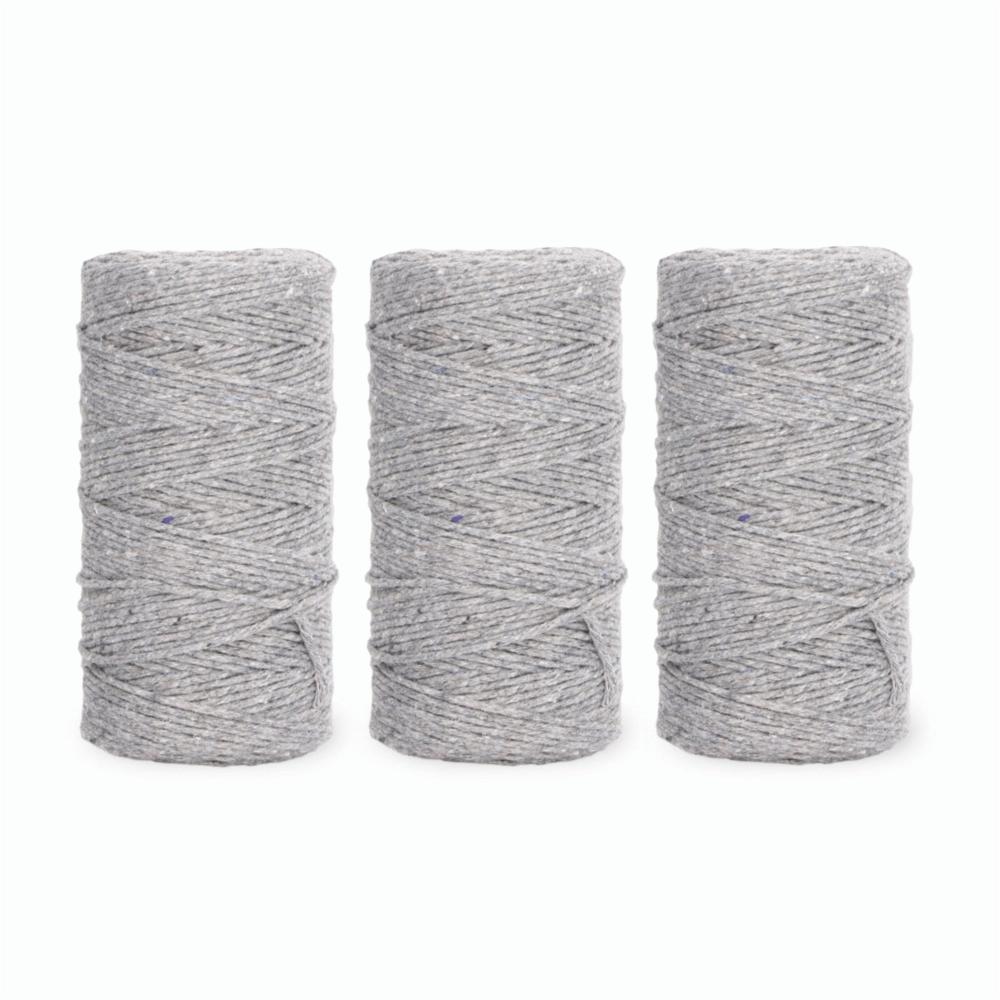 3Pcs 984 Feet Length Cotton Twine Soft Texture Jute String Durable Macrame Cord  For Gardening
