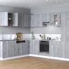 VidaXL Wall-mounted Cabinet "Lyon" Sonoma Grey 60 X 31 X 60 Cm Engineered Wood 815112