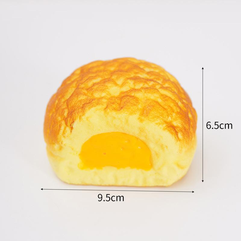 Super Soft Sticky Cream Puff Bread Pu Slow Rebound Toy Stress Relief Toy Creative Food Play Pinch Squeeze Fidget Toy Gifts